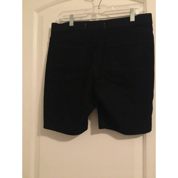 Gloria Vanderbilt Womens Black Jean Shorts Pockets Size 10 - Picture 7 of 9